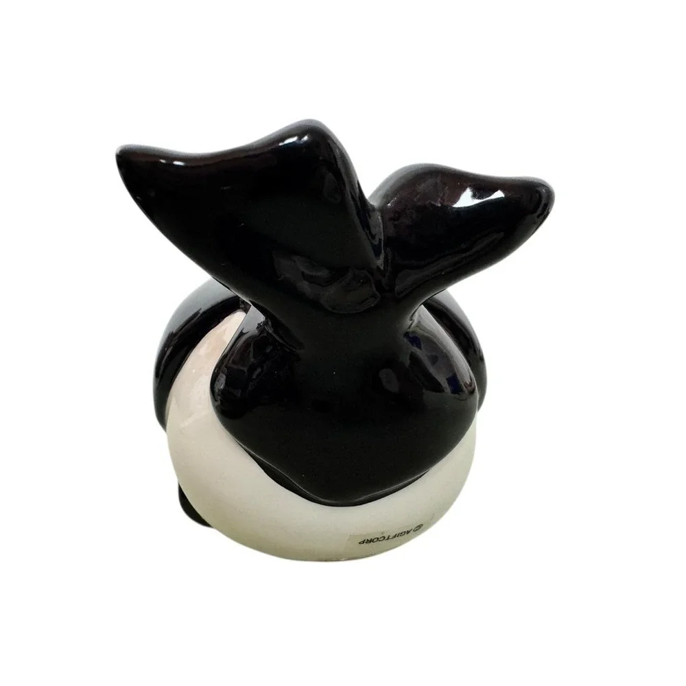 Marine World Africa Usa Orca Whale Figurine Coin Bank A‎ Gift Corp Ceramic